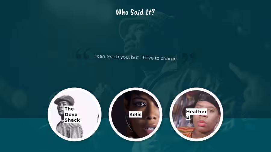 Who Said It?